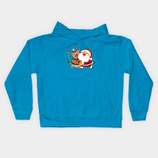 Santa Animal Kids Hoodie